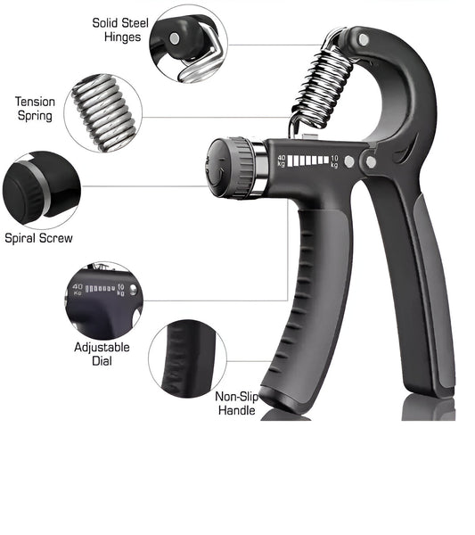 💪 Adjustable Hand Gripper | Strengthen Grip & Forearms 🖐️